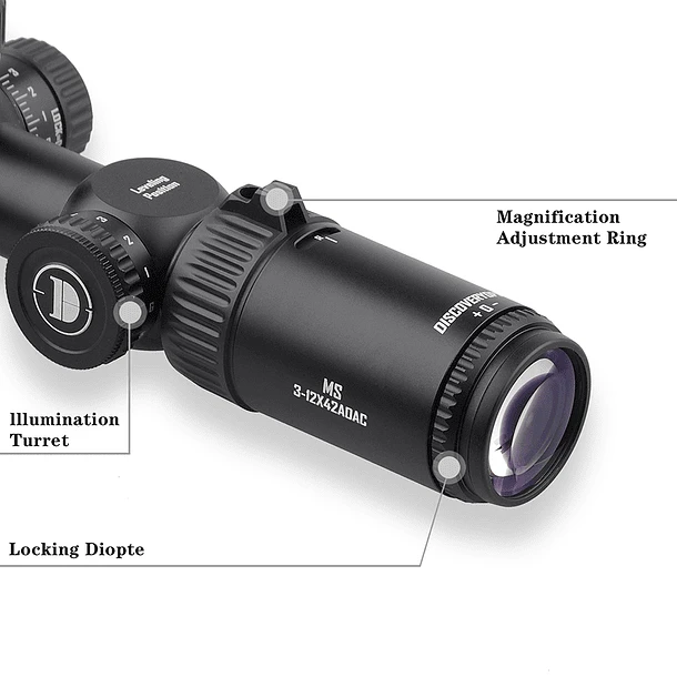 MIRA TELESCÓPICA MS 3-12x42AOAC 2