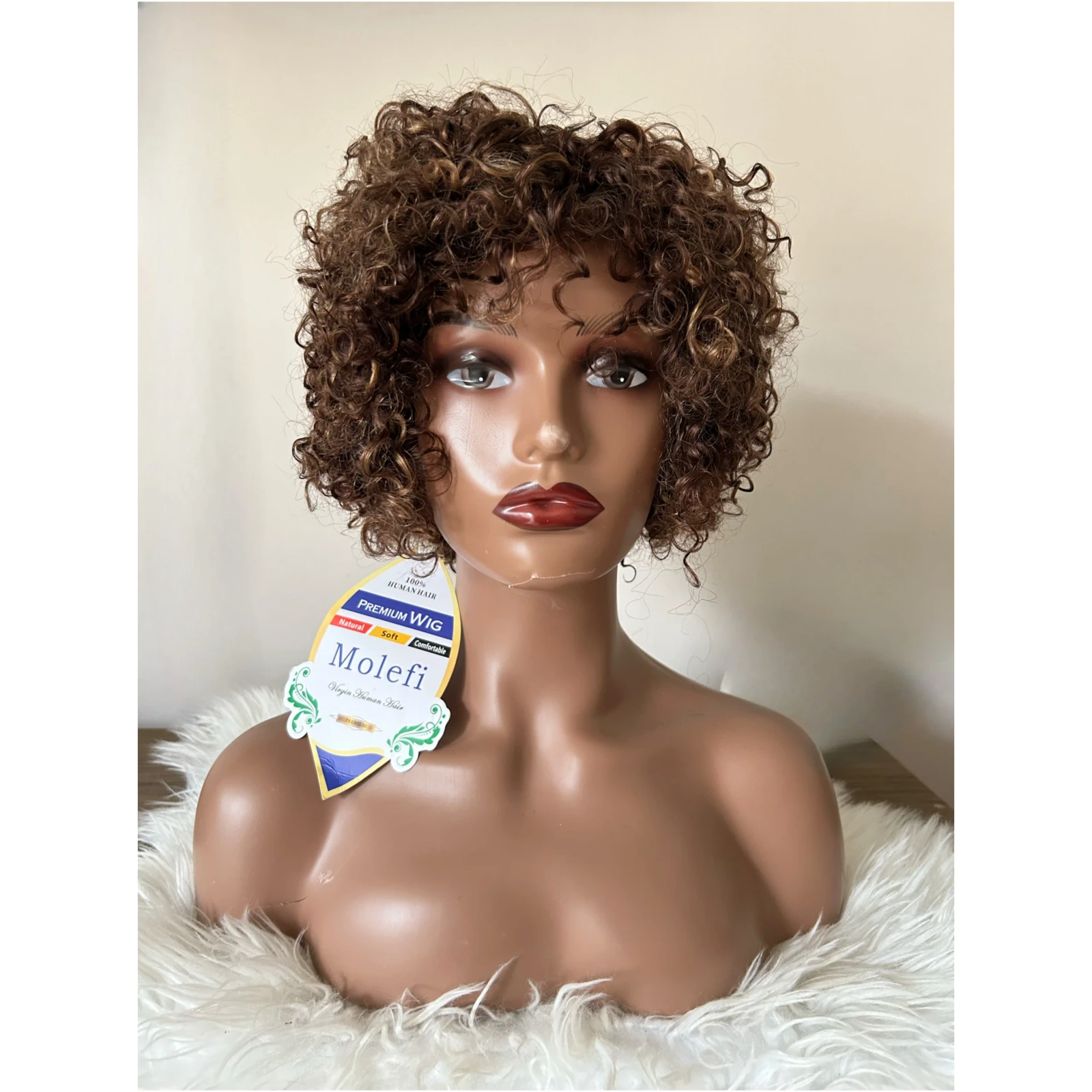 Peluca rizada 8” #4/27
