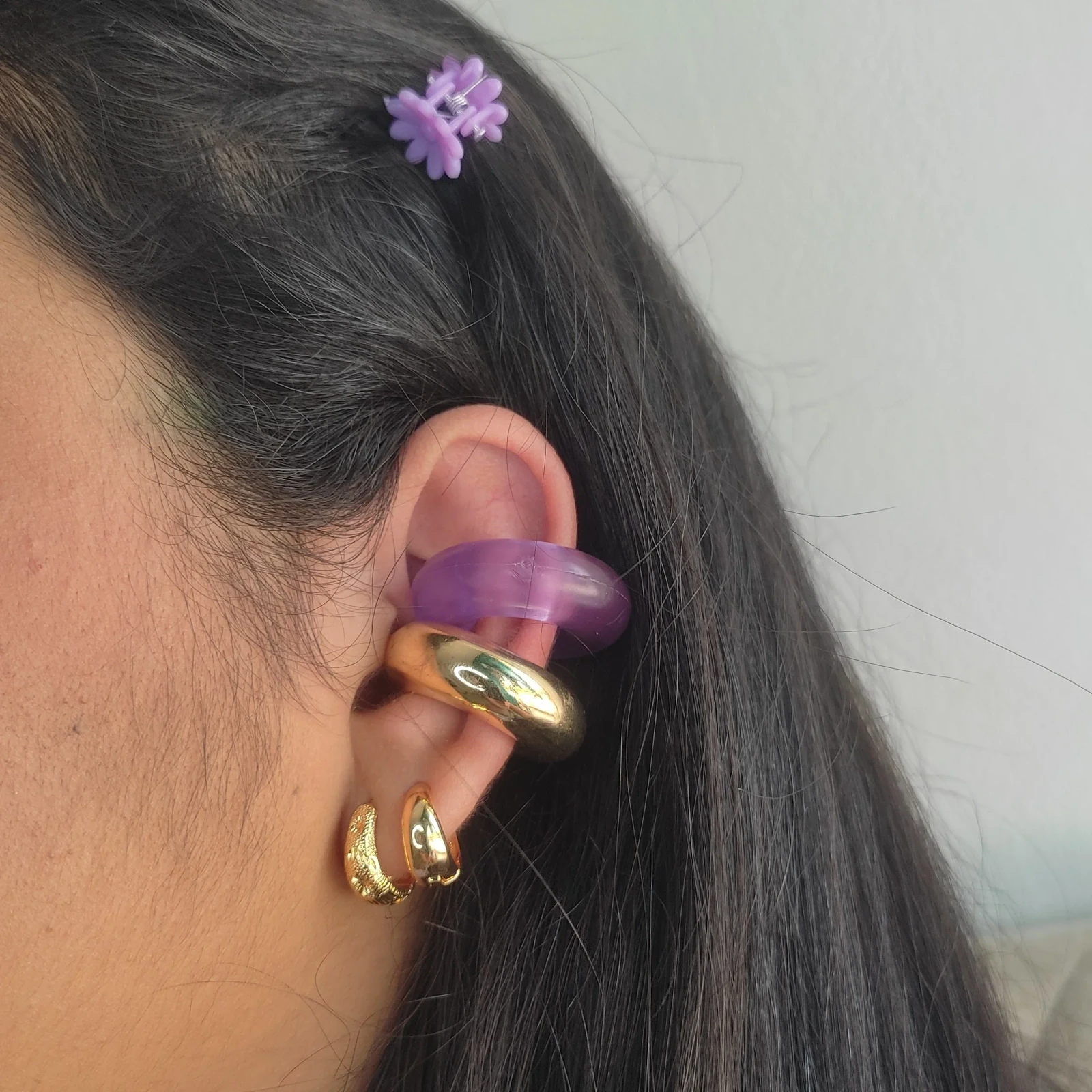 EARCUFF CHUNKY TRANSLÚCIDOS 7