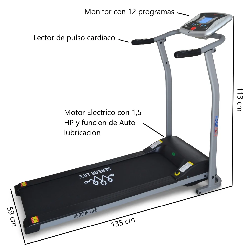 Banda Caminadora 1.5 Hp Monitor Vardiaco 