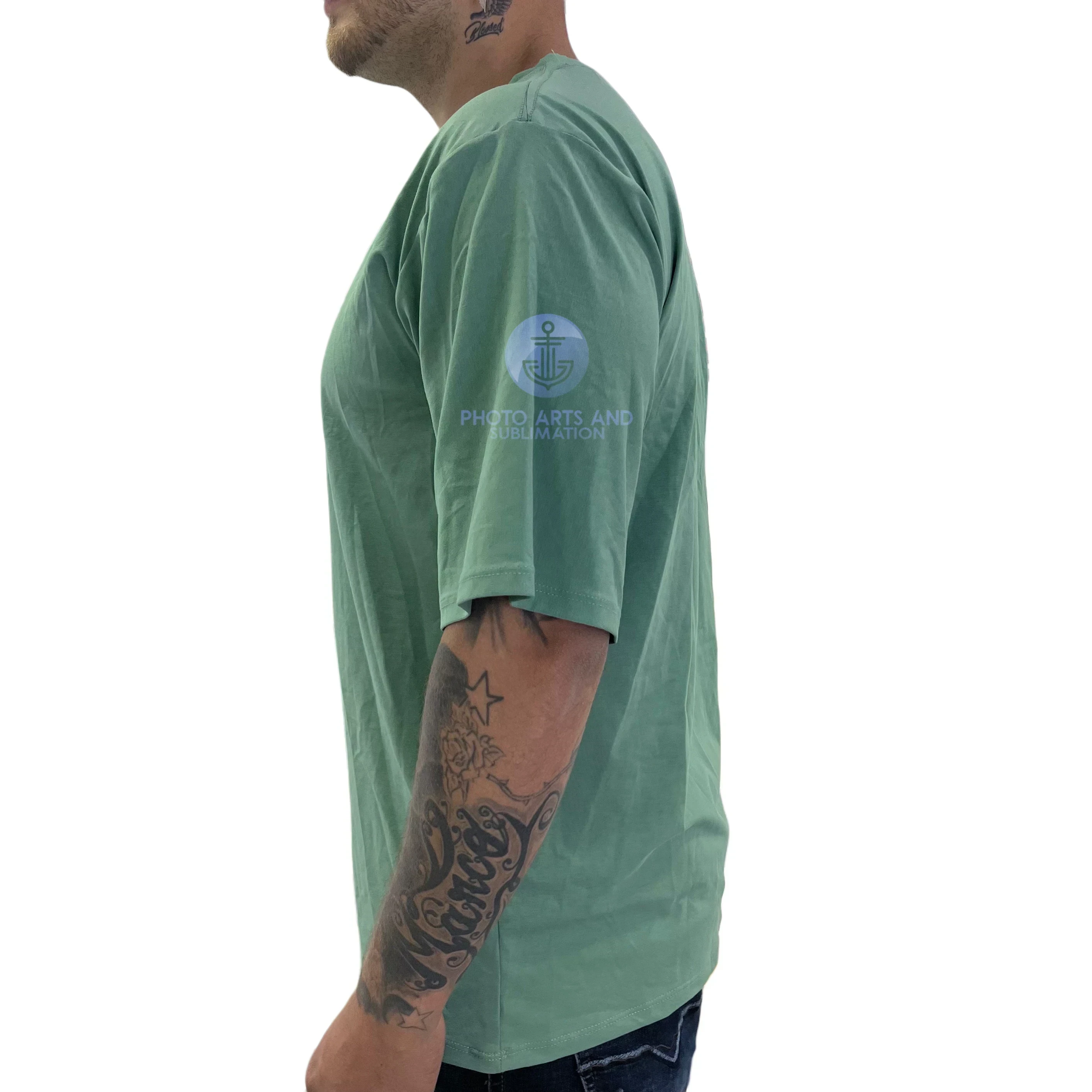 Oversize Seda Fria Verde Oliva  3