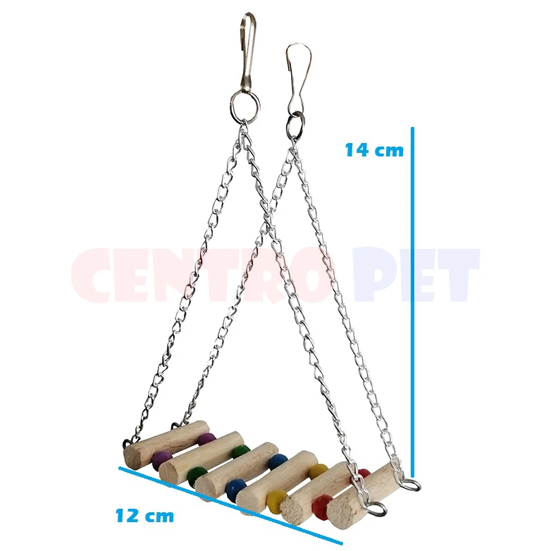 Juguete Columpio Cadena Aves 12*14cm Cdc-06 2
