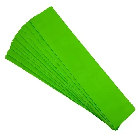 Crepe verde limón pliego