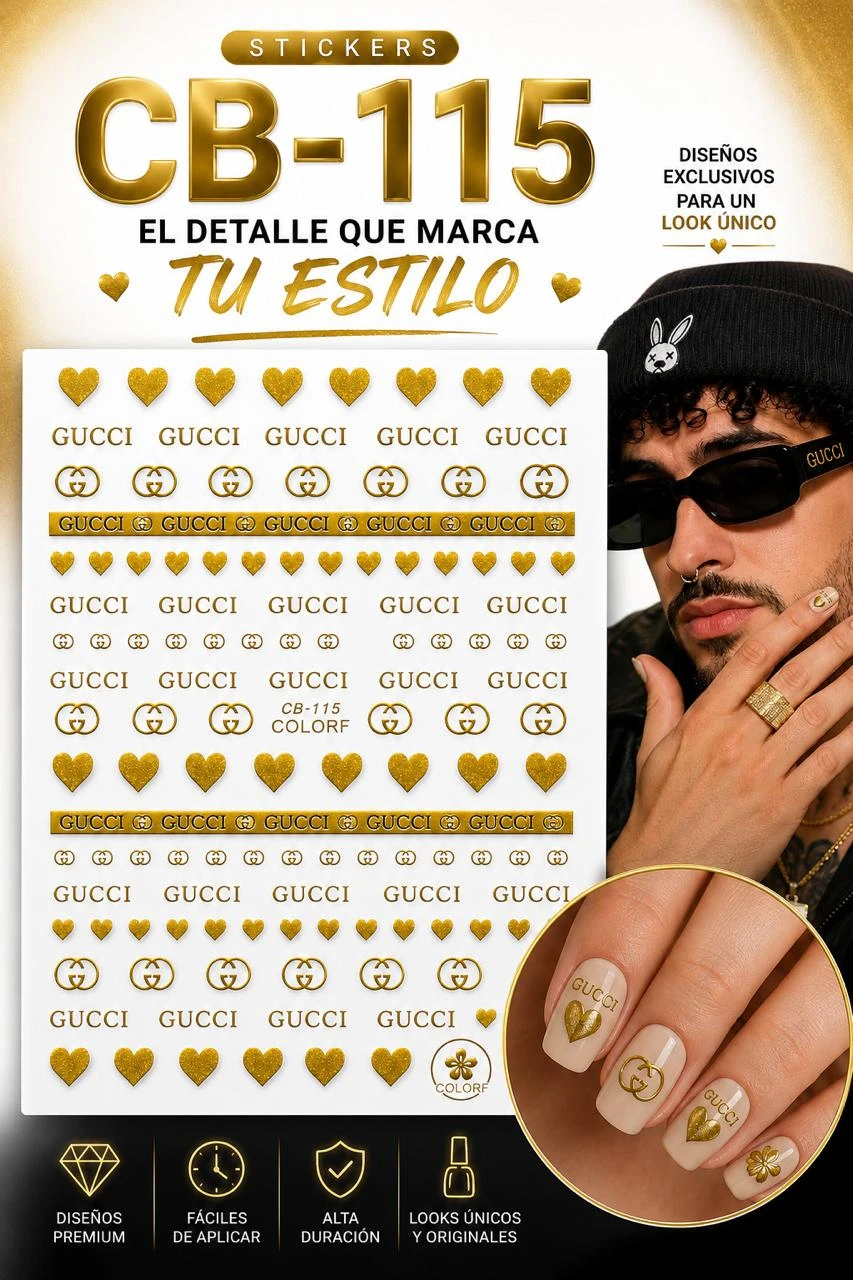 lamina de para uñas sticker cb115.jfif