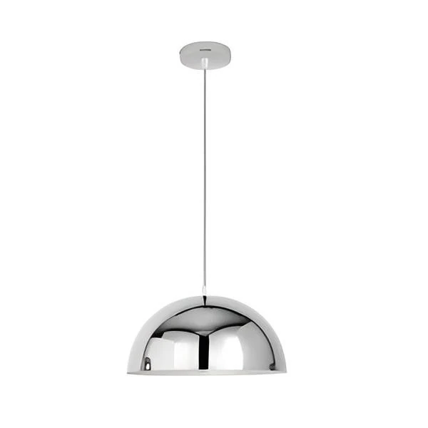 LAMPARA COLGANTE, LINEA VESSEL, 30*15CM, E27 1, ALUMINIO, CROMADO 4