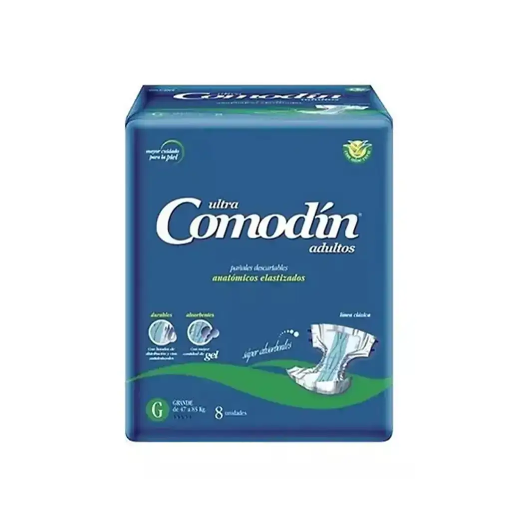 Pañal Anatomico Elastizado Grande 8 Unidades
