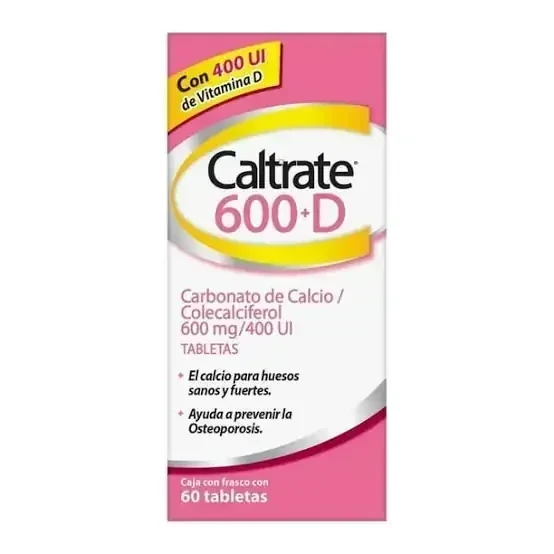 Caltrate 600+D 60 TAB.