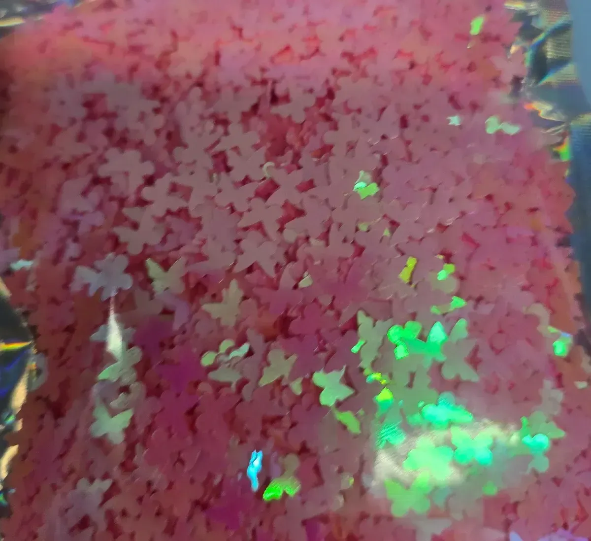 Glitter Mariposas rosadas