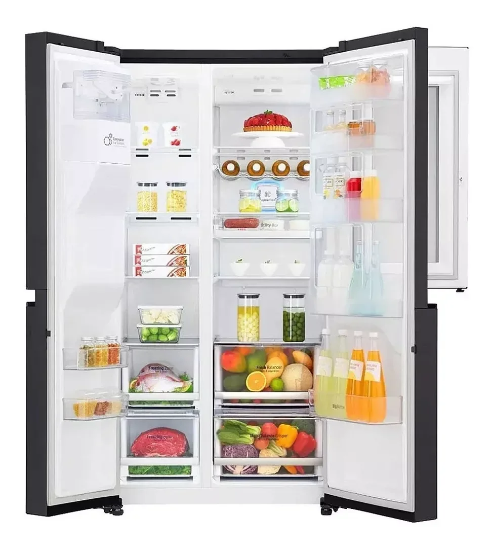 Heladera LgGC-X247CQBV 601 LTS NEGRO 3