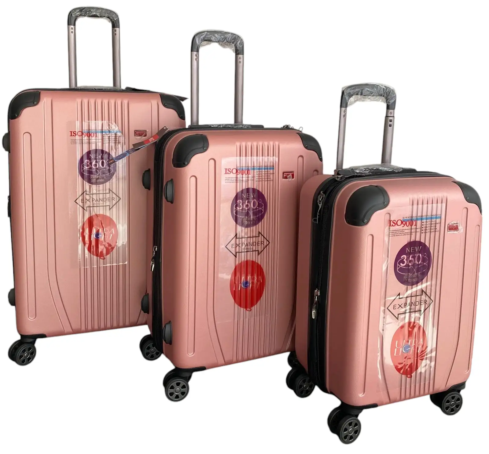 SET DE 3 PIEZAS COLOR ROSADO