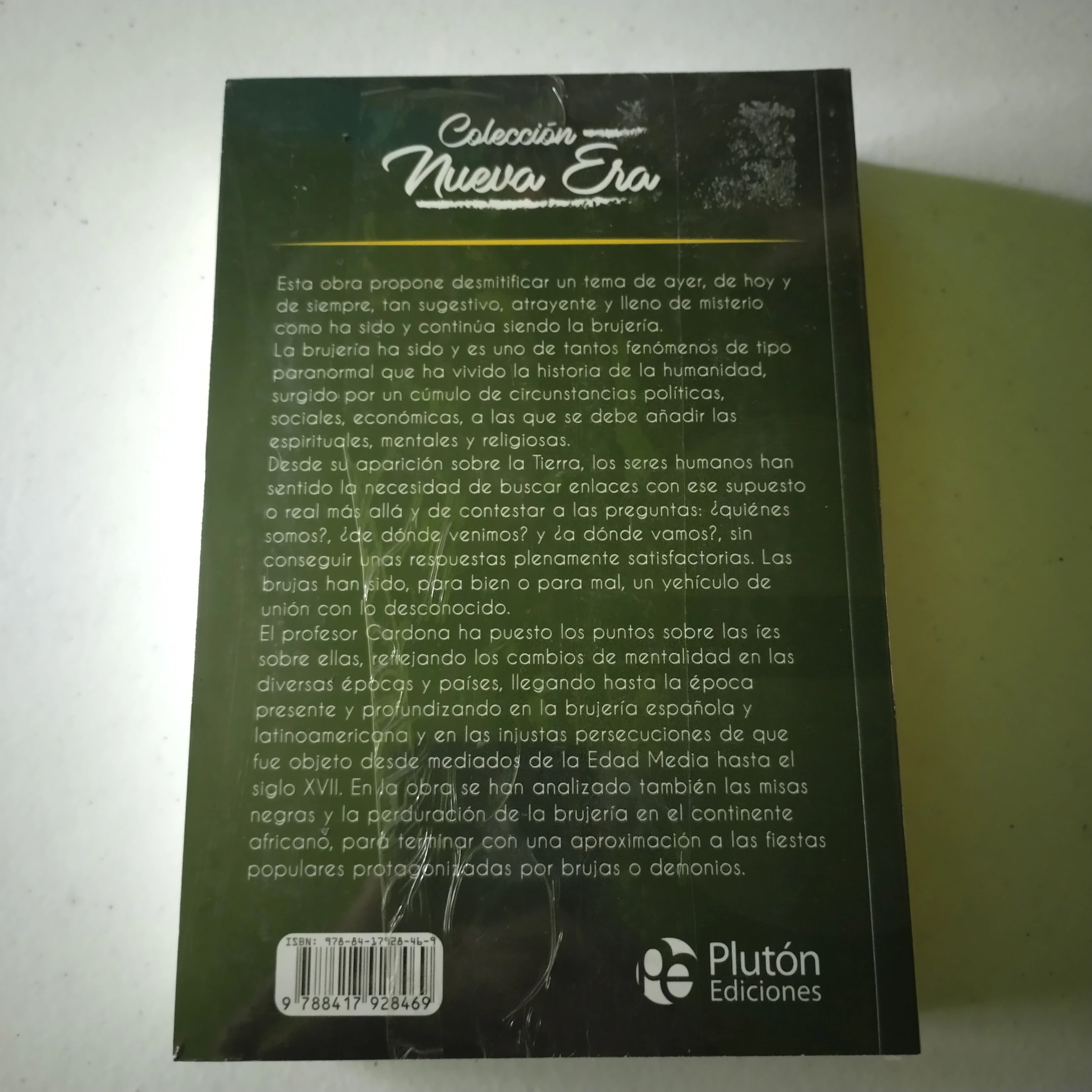 Historia de la brujería, Francesc Cardona, nuevo  2