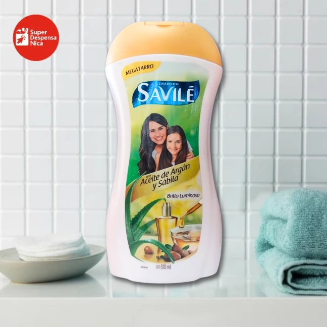 Shampoo Savilé Con Aceite De Argán y Sábila 510ml