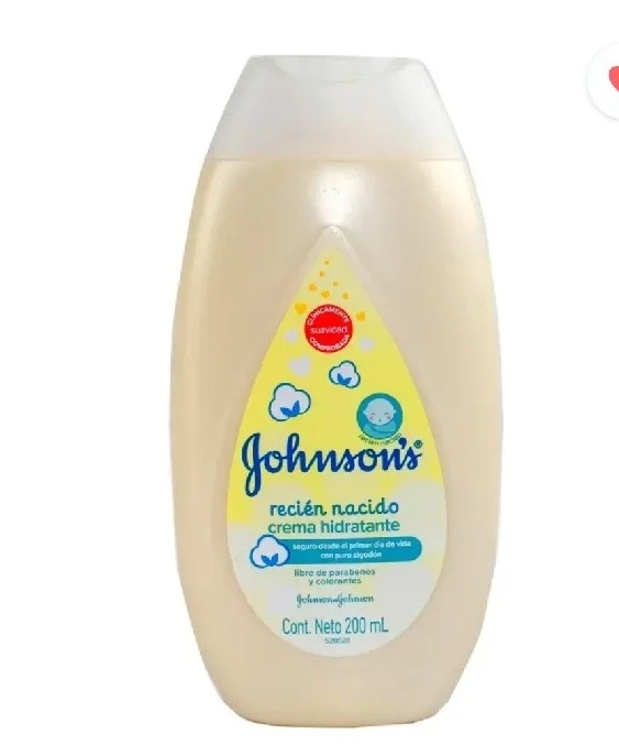Crema Hidratante Johnsons Gel Recien nacido 200 ml 