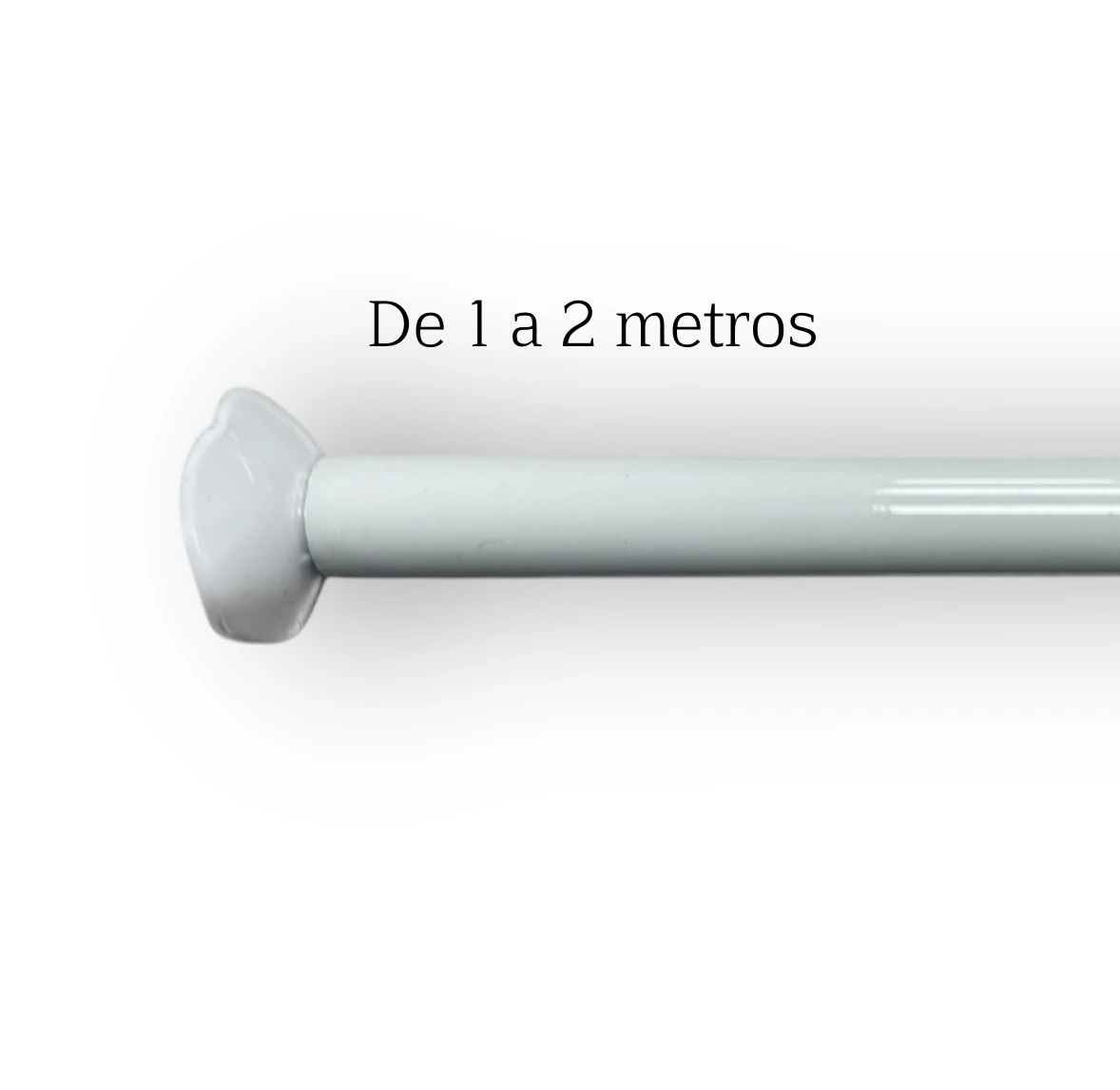 Barral blanco comun para baño de 1 a 2 metros 