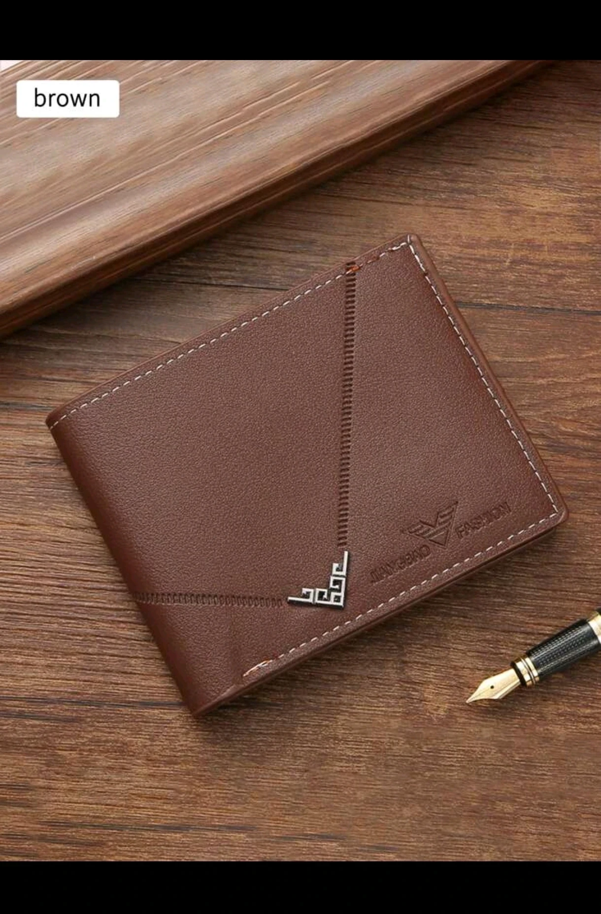 Billetera Moderna de Poliuretano Premium con Detalle Esquinero - Jiangbao 3