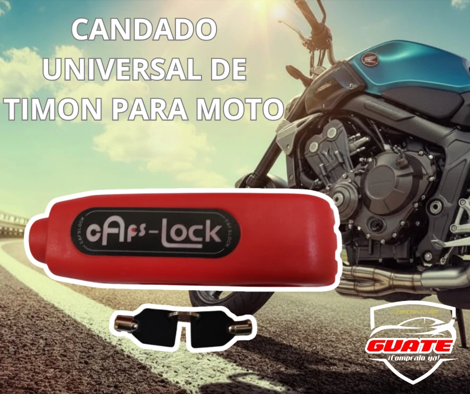 CANDADO UNIVERSAL PARA TIMON DE MOTO&nbsp;