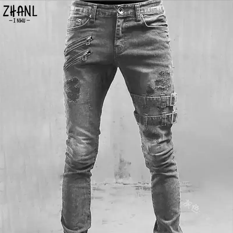 Pantalones vaqueros rectos de talla grande  3