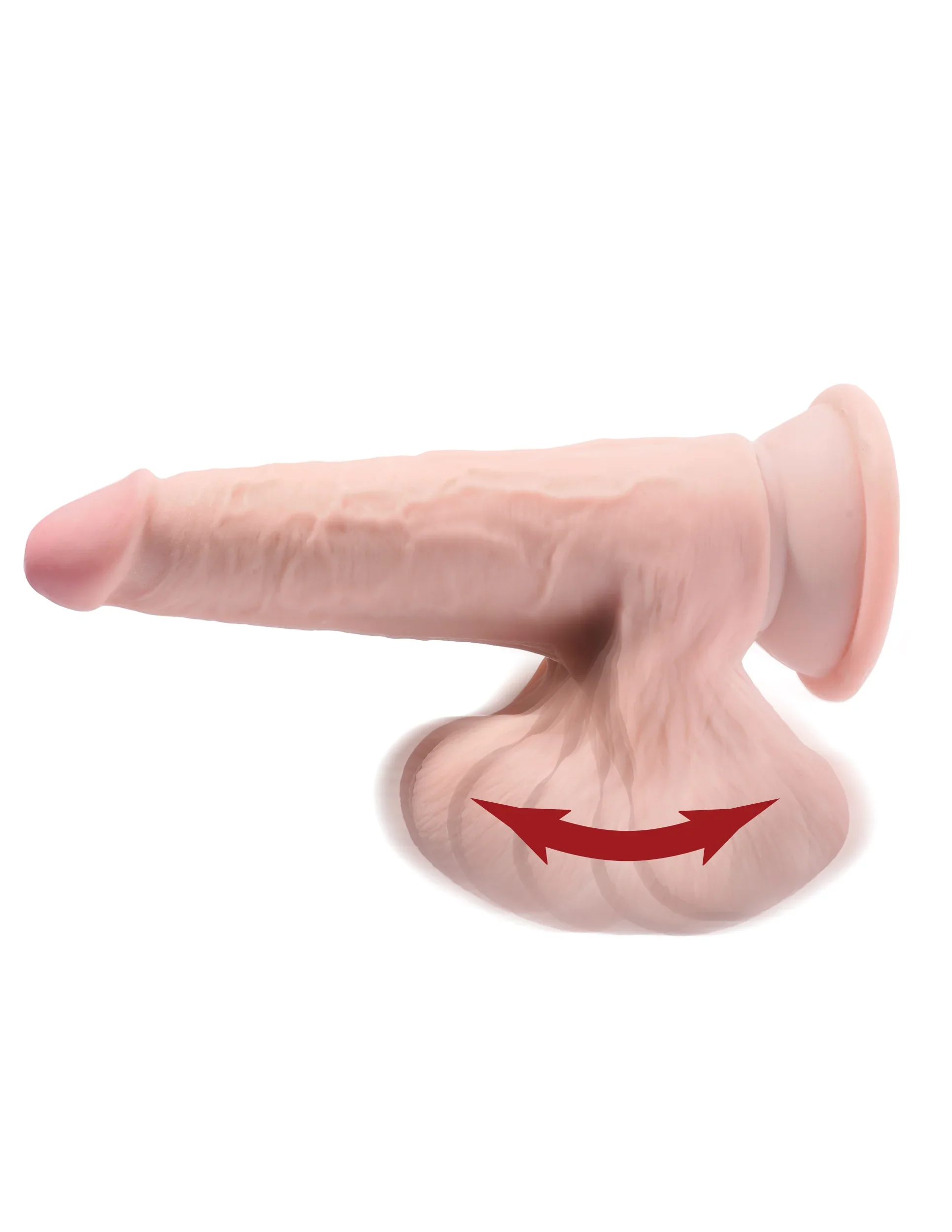 King Cock Plus 7" Triple Density Cock With Swinging Balls 2
