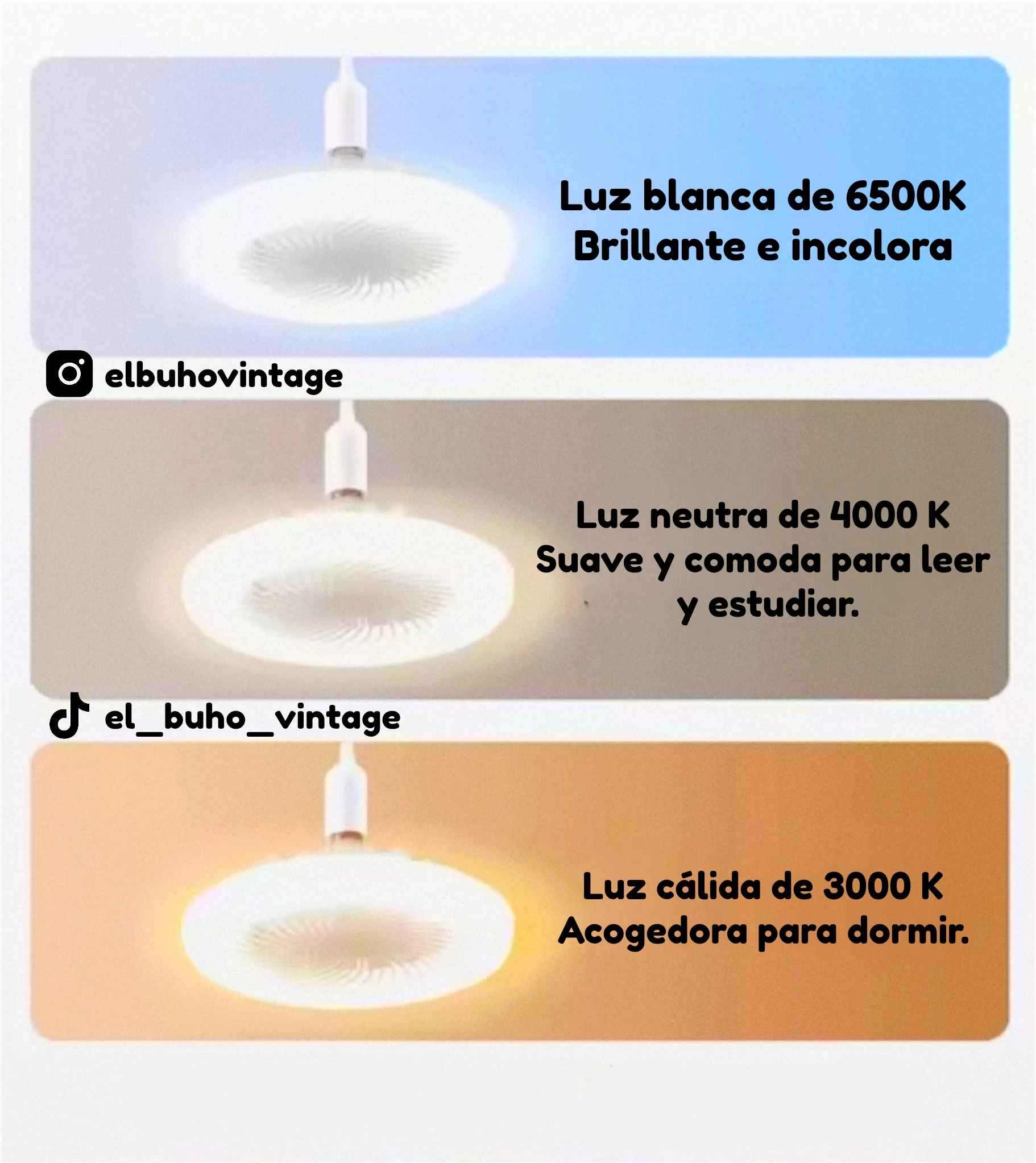 FOCO LED VENTILADOR  5
