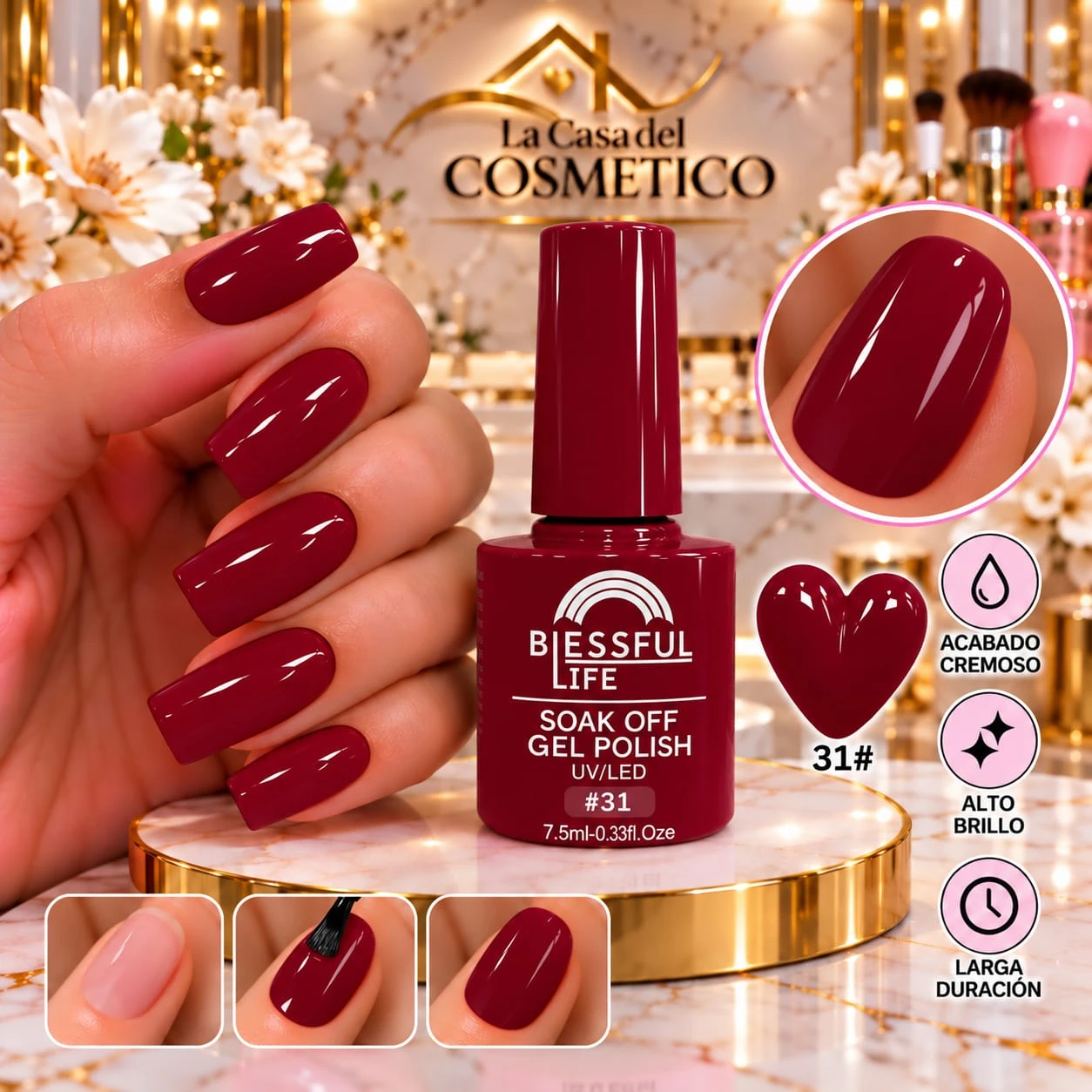 biessful life esmalte semi permanente tono 032