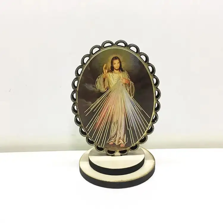 Adorno decorativo del Sagrado Corazón de Jesús 