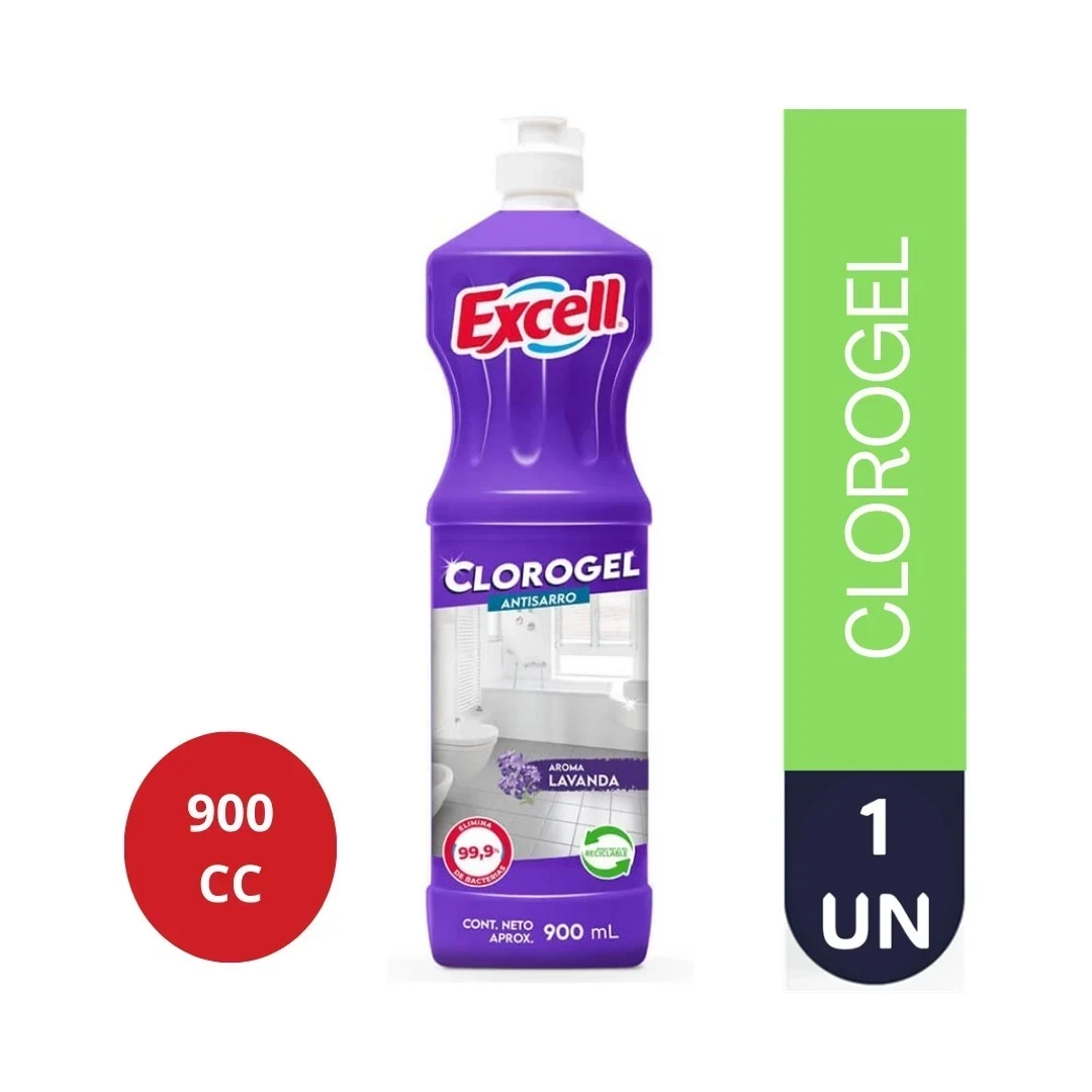 CLOROGEL LAVANDA 12 X 900 CC