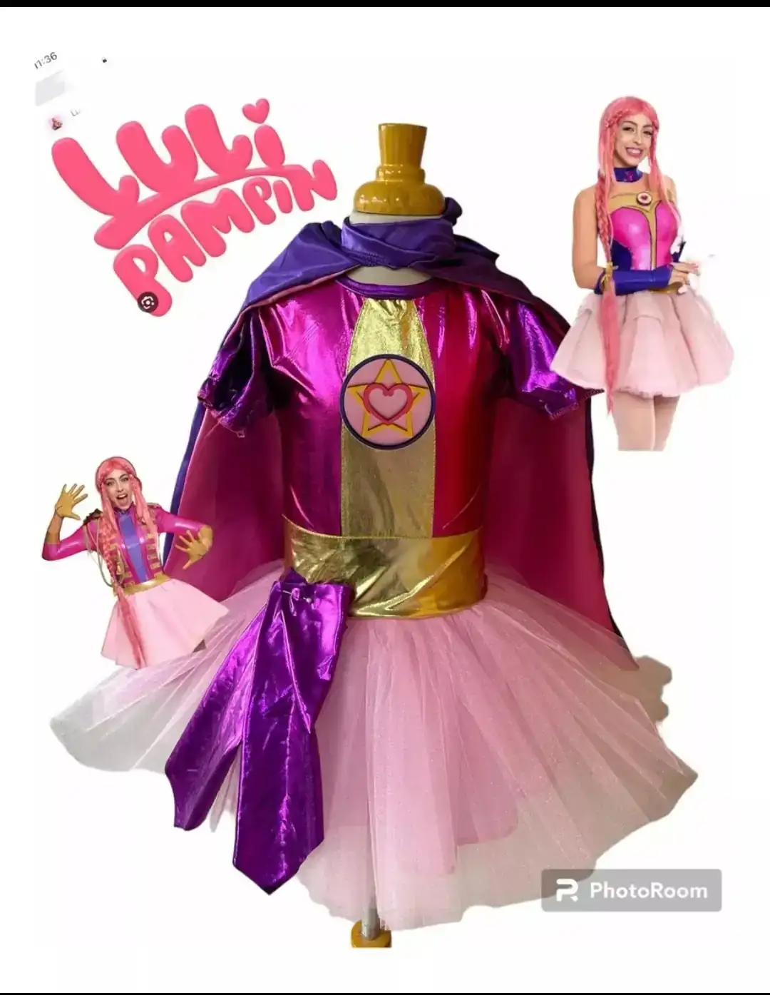 Disfraz niña Luli pampin  3