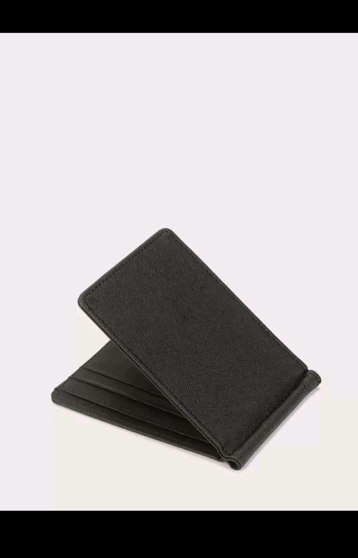 Billetera Minimalista Slim con Clip Metálico - Tarjetero de Poliuretano 100% Texturizado Premium 2
