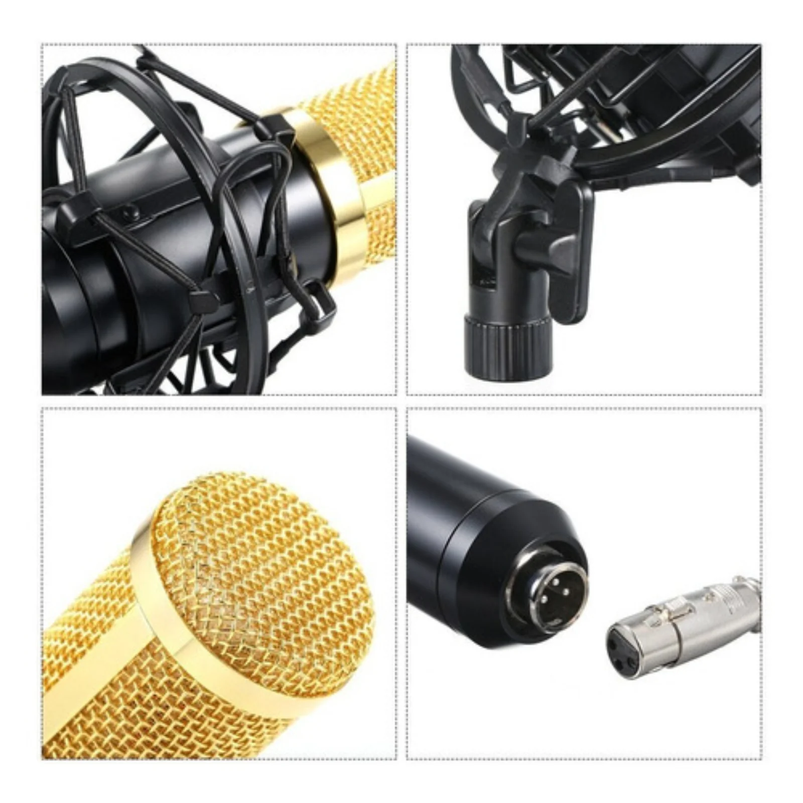 Microfono Condensador BM Con Soporte  4