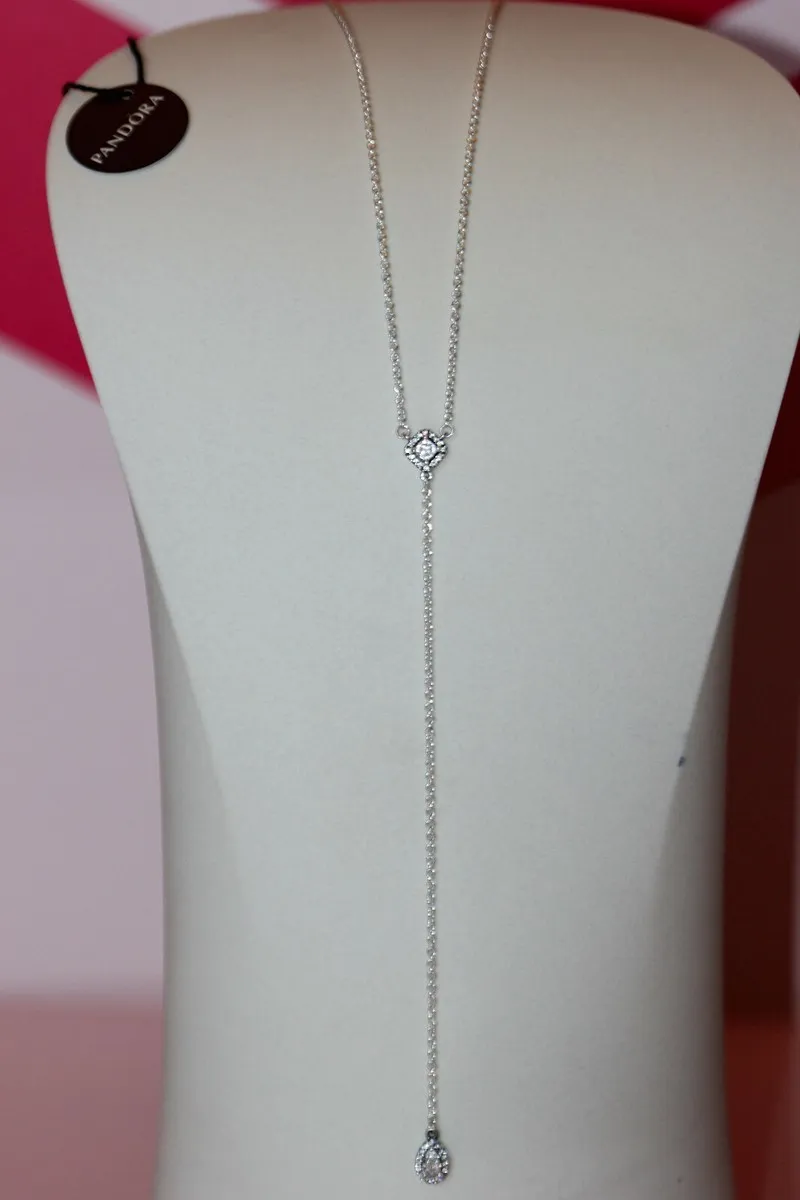 Pandora Geometric Shapes Y-Necklace Sterling silver 2