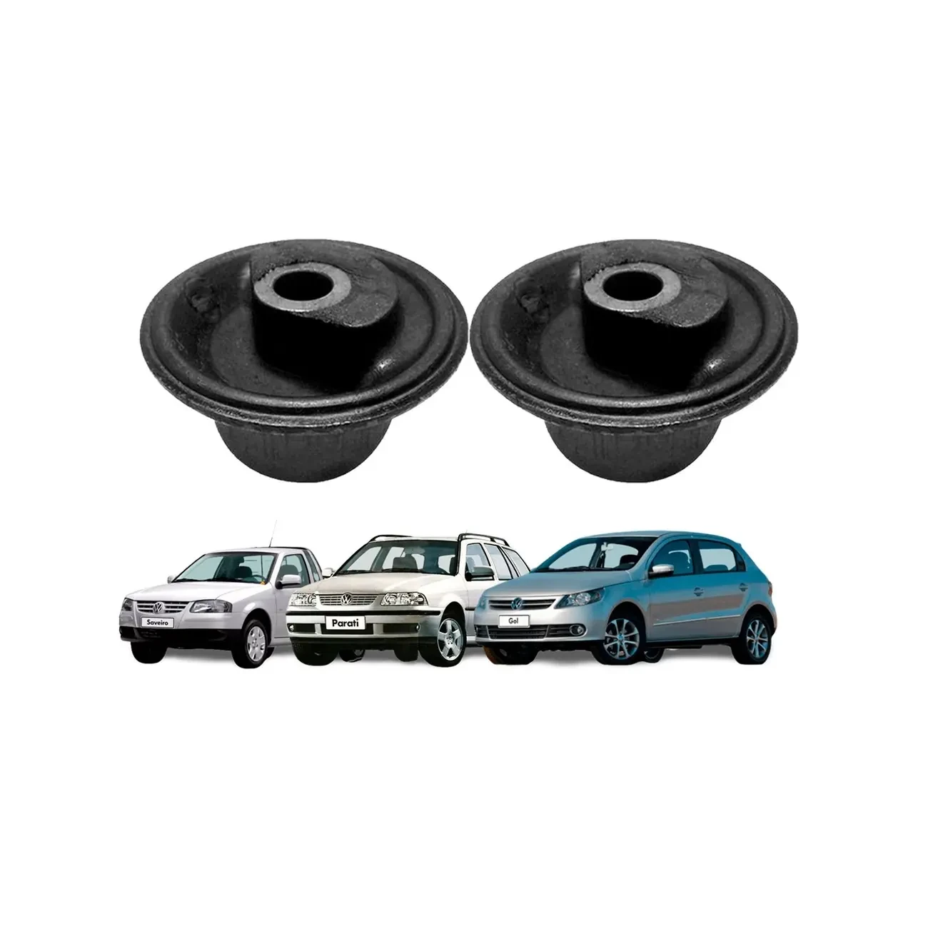 Buje eje suspencion trasero Vw Gol / Parati / Saveiro / Voyage / Santana 1996-2016 2