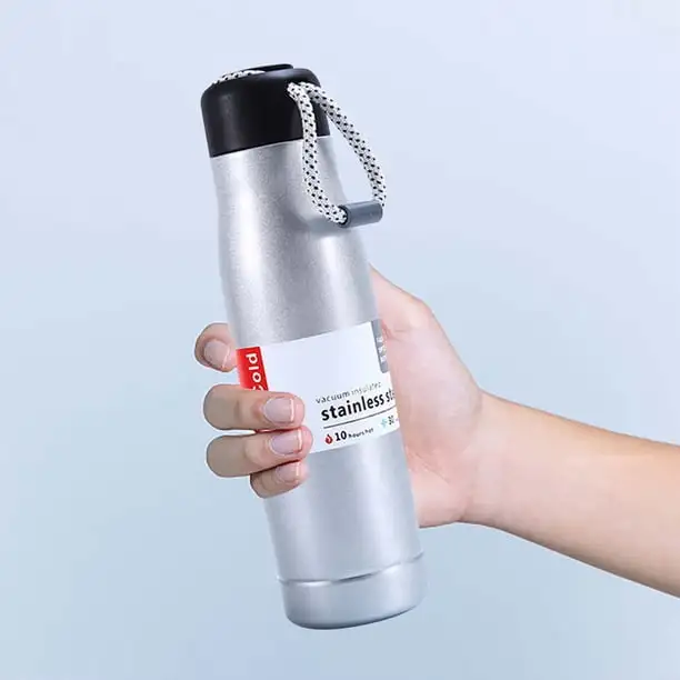 Botella Térmica Acero Inoxidable 550ml - Gris 3