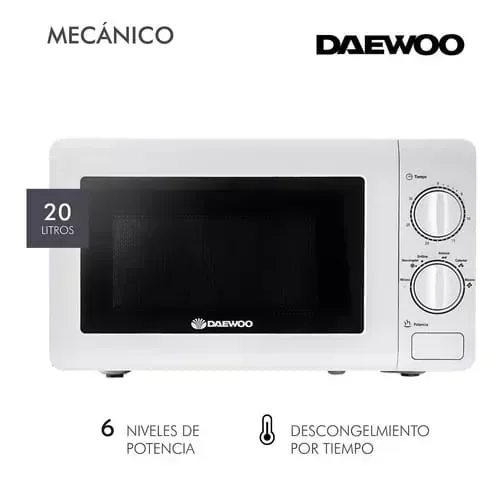 Microondas DAEWOO 20Lts. Mecánico D120M