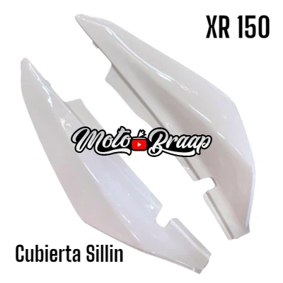 PL XR 150 L Cubierta sillin blanco IMCUS109 (par) OKL