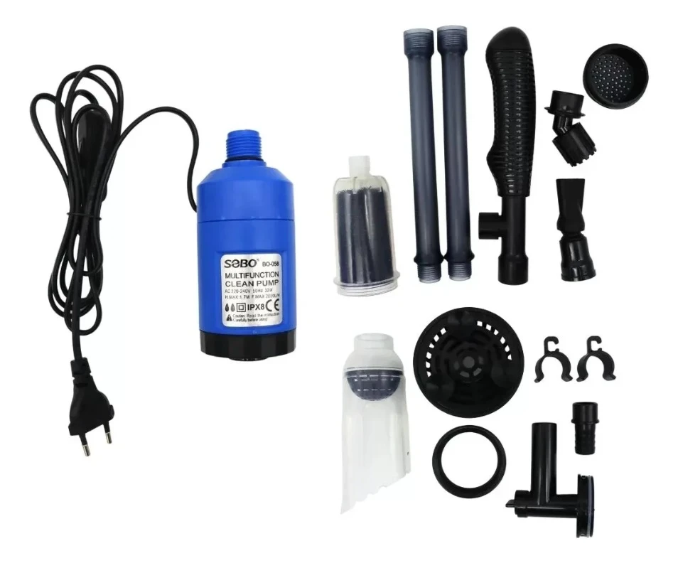 Sifón Eléctrico Sobo para Limpieza Grava Bo-058 2