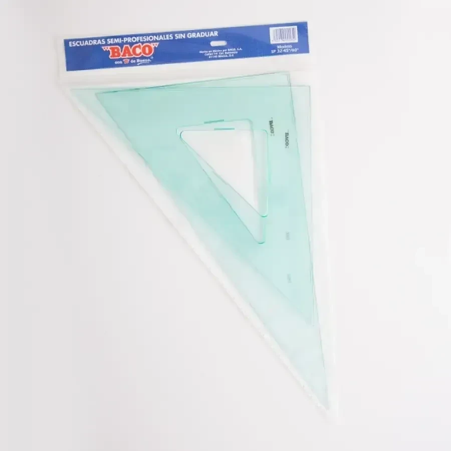 Escuadras semiprofesional baco 28cm sin bicel