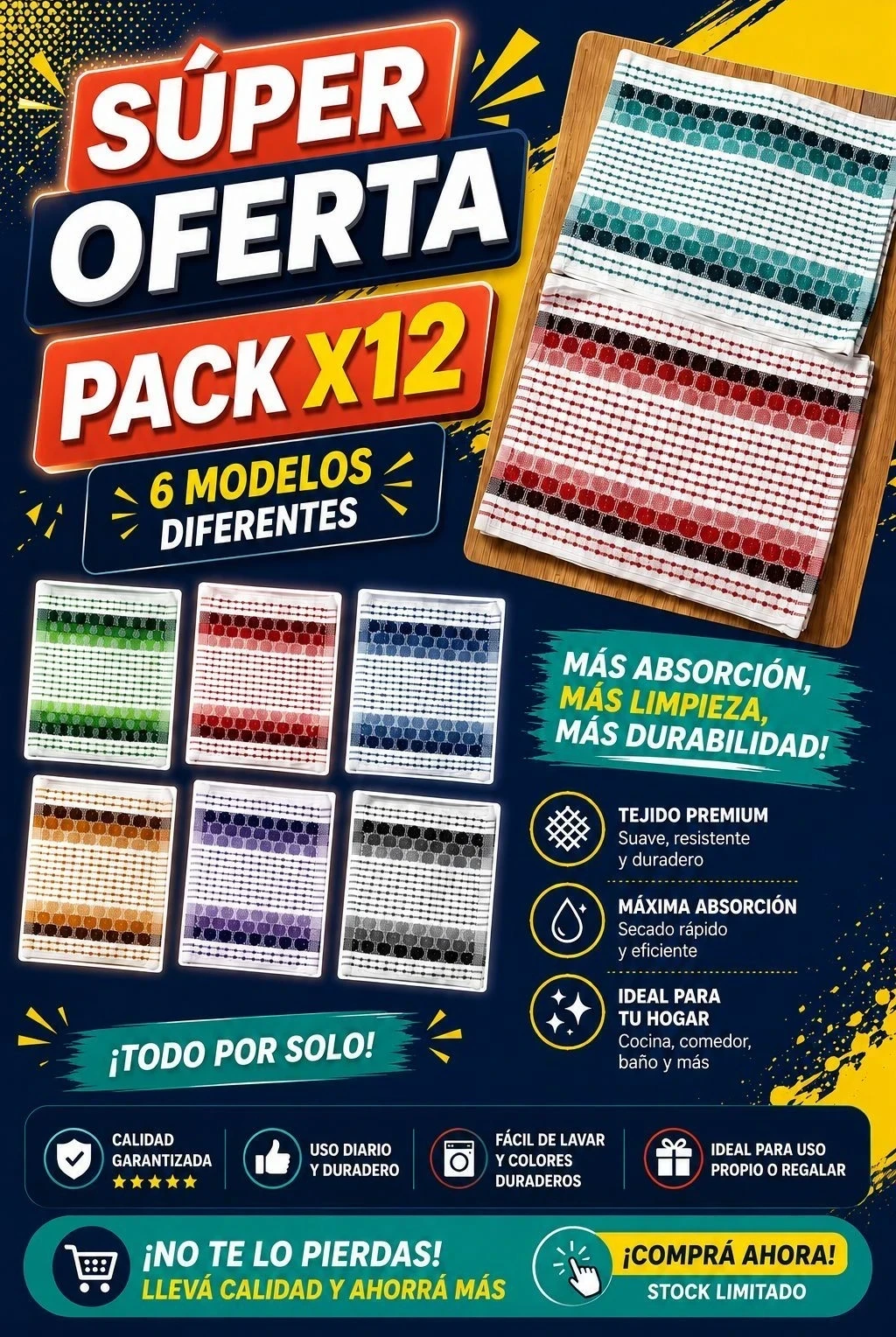 REPASADORES PACK X12*