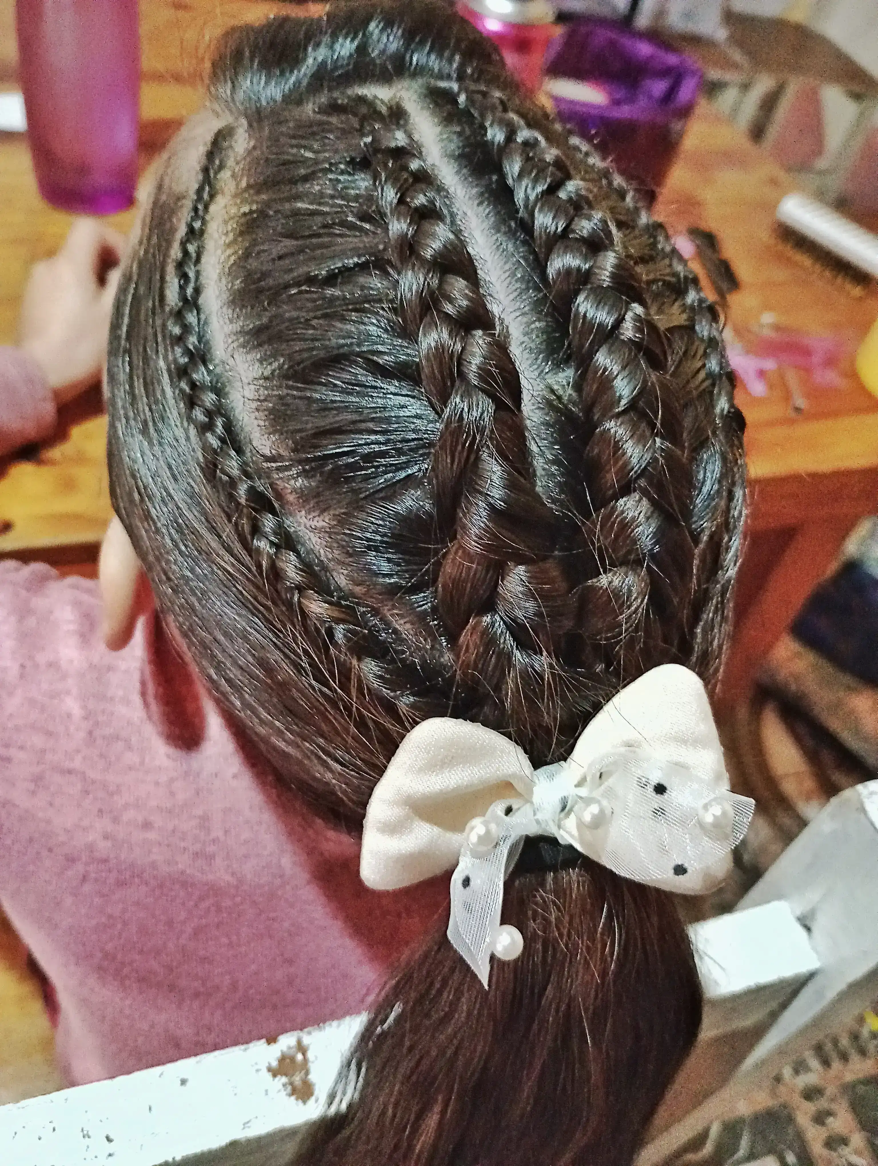 4 Trenzas con coleta 2