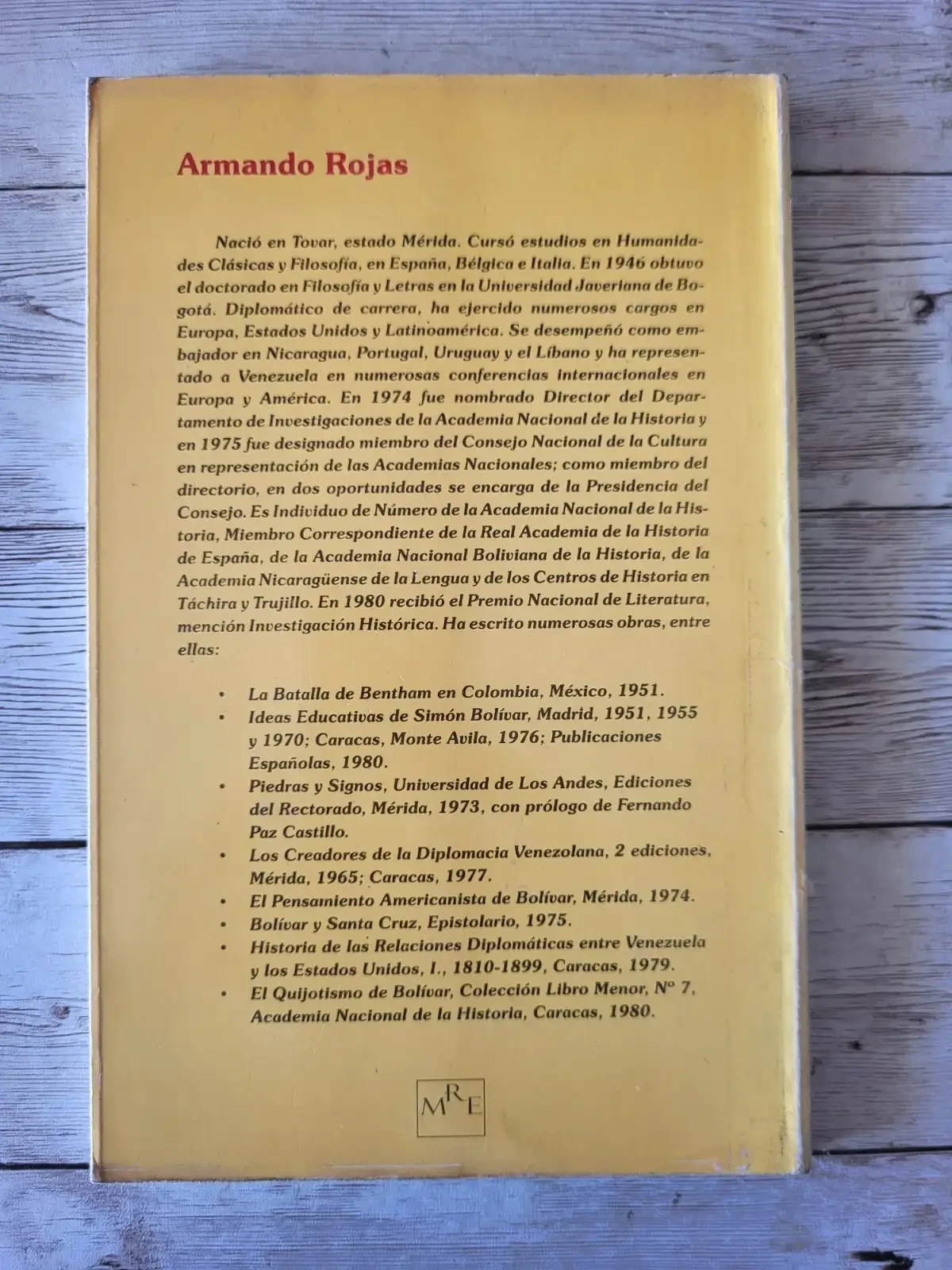 Bolívar Diplomático / Armando Rojas / Historia 2