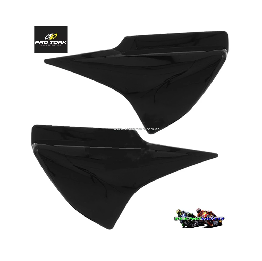 CACHA LATERAL HONDA 150 TITAN NEGRO -40622