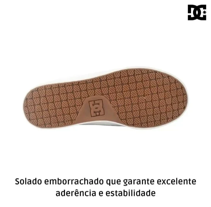 Tênis Dc Shoes Plaza Lite 2 Resistente Urbano Cano Baixo 2