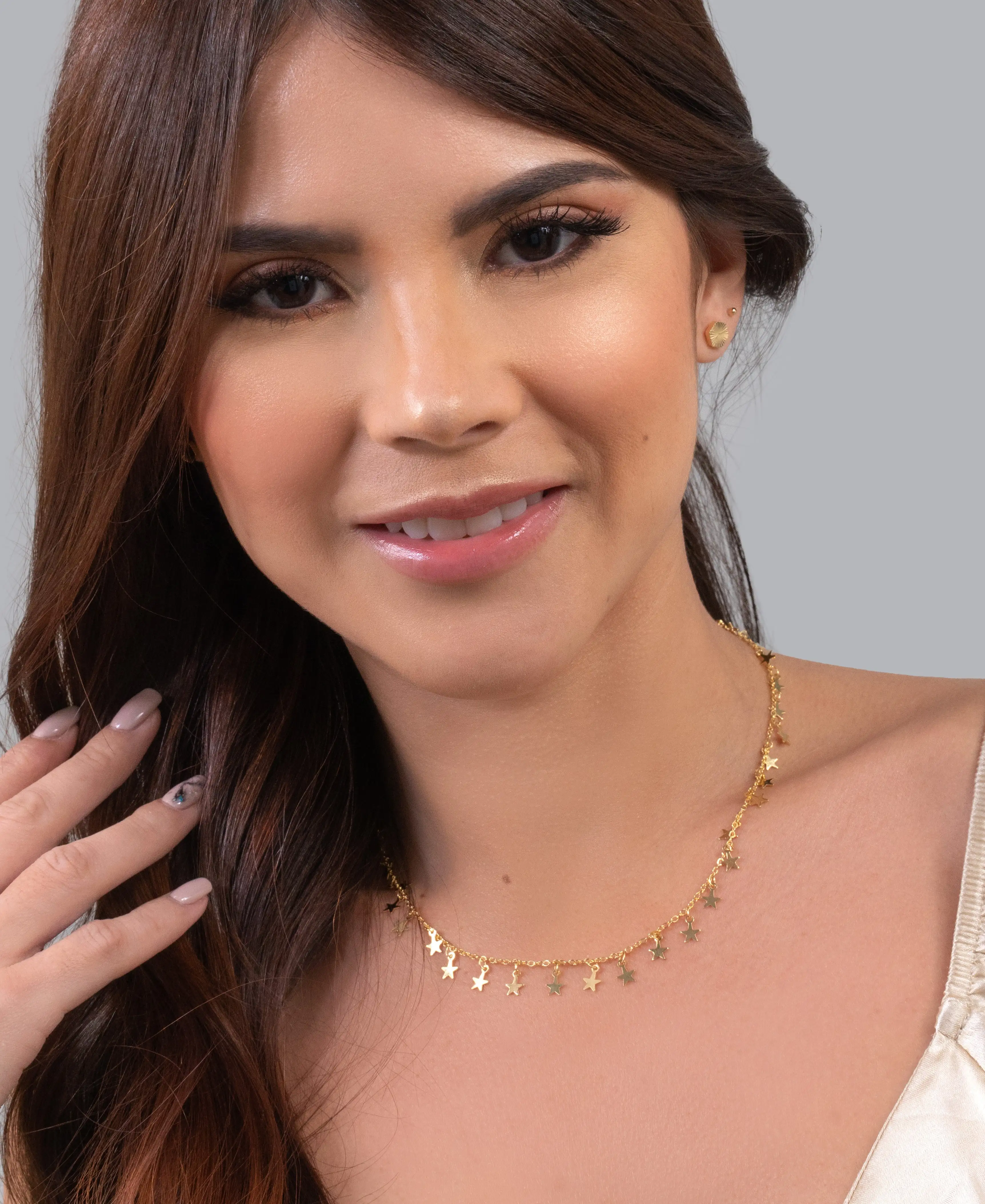 Cadena Estrellas 40cms Extensor  3