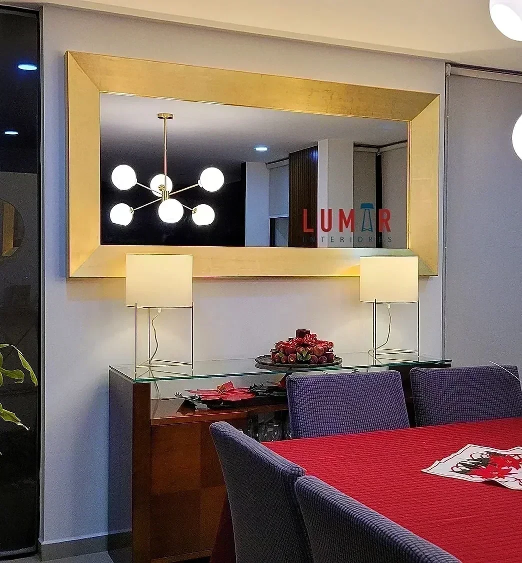AMATISTA 2X1 METRO - HOJA ORO Espejo 