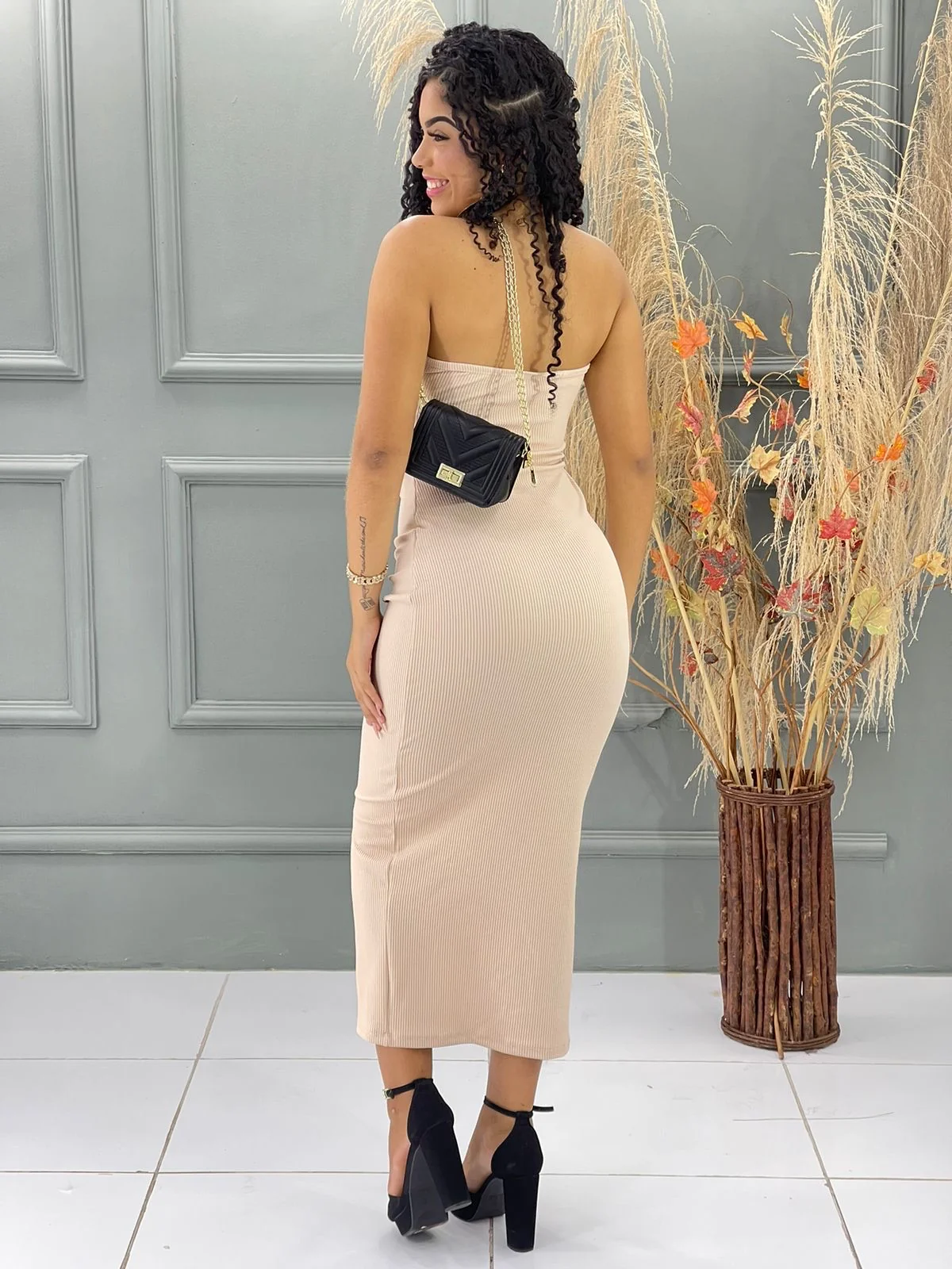 VESTIDO MIDI LONGO 7