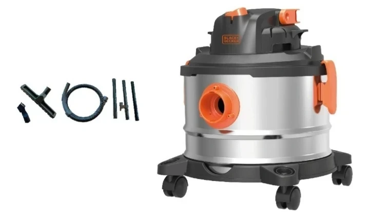 ASPIRADORA DE TACHO BLACK&DECKER 15LTS 1400W 2