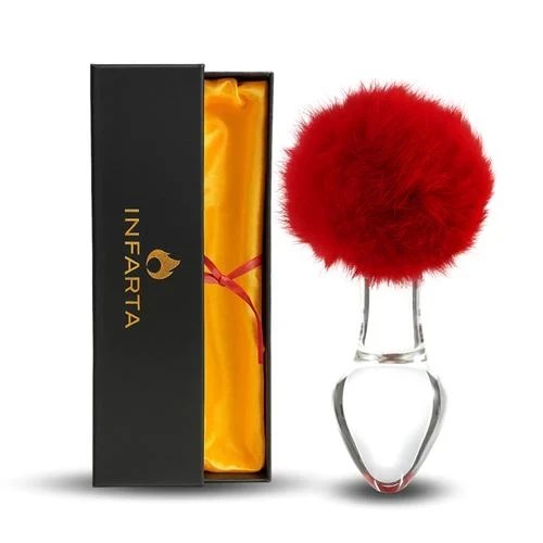 Glass Anal Plug Bunny Vellino