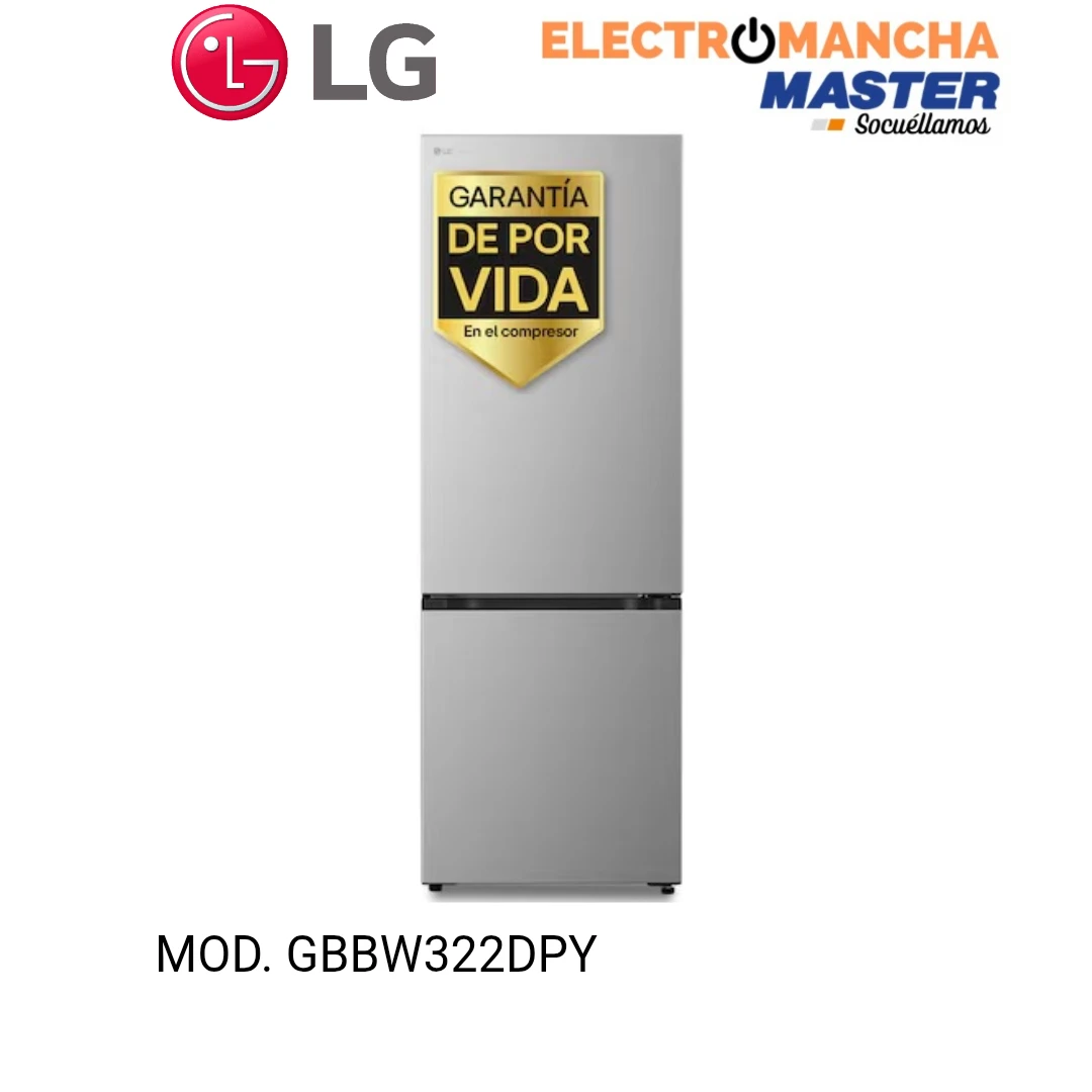 FRIGO COMBI LG GBBW322DPY NF INOX 2,03*70 CLASE D