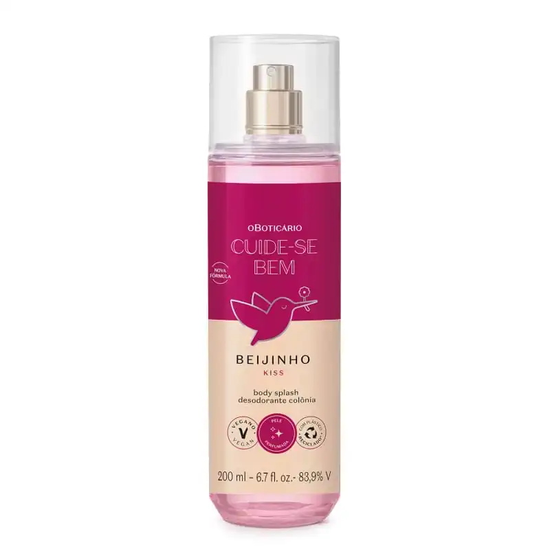 Body Splash Cuídate Beijinho 200ml