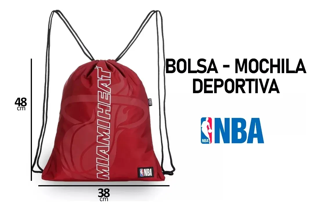 BOLSA MOCHILA NBA 17143