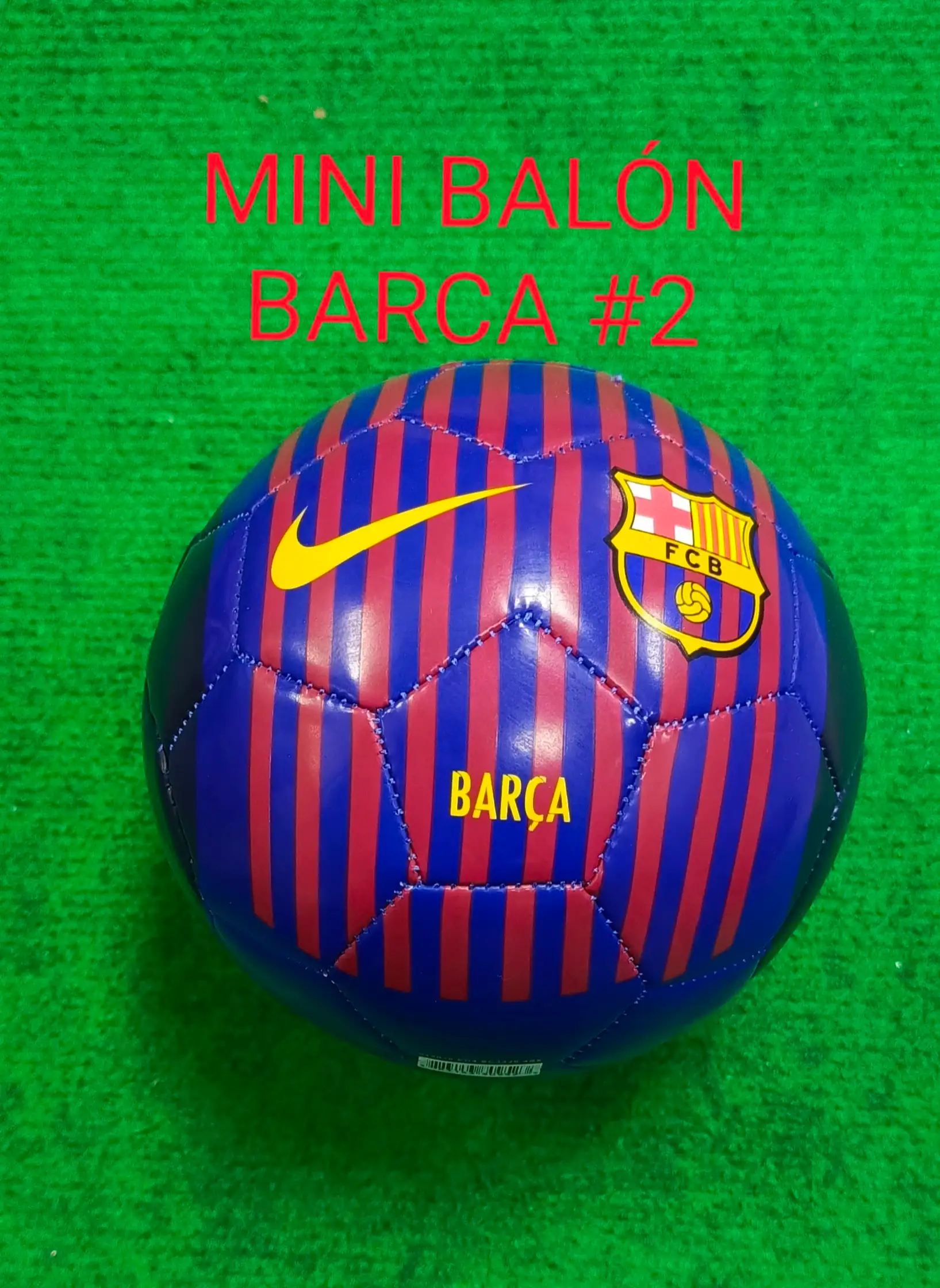 MINI BALÓN #2 BARCA 2